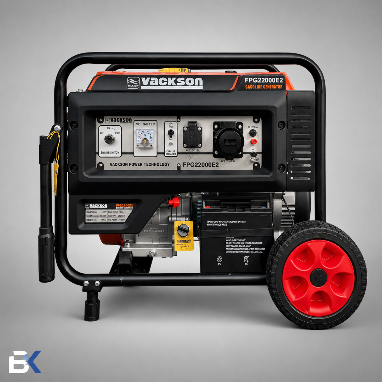 موتور برق واکسون 10.5 کیلووات مدل VACKSON FPG22000E2 | بررسی کامل، مشخصات و راهنمای خرید