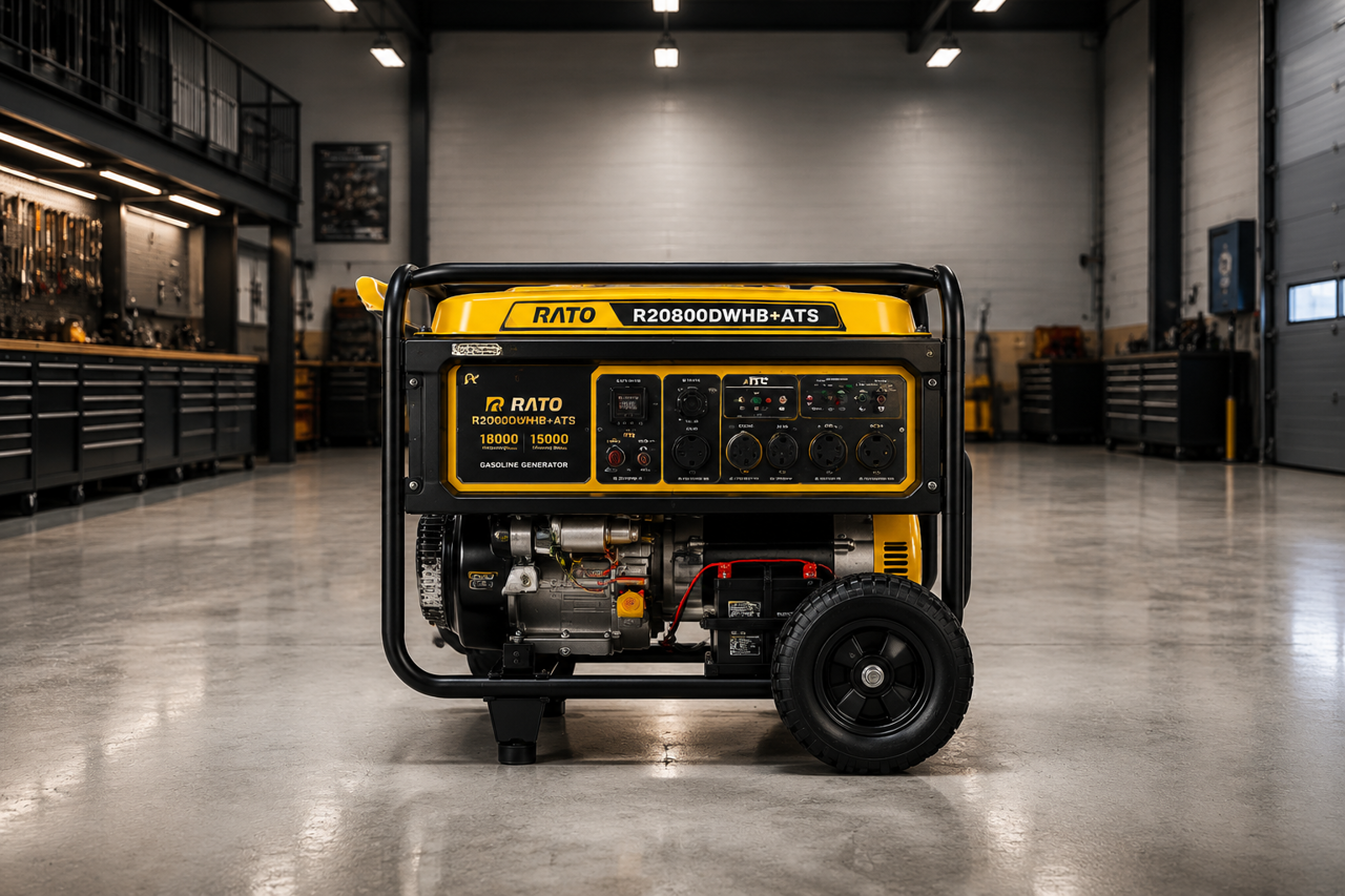 موتور برق راتو 9.5 کیلووات مدل R20800DWHB+ATS با تابلو اتوماتیک