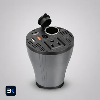 مبدل برق خودرو 150 وات Ansee مدل LK‑U4418 | اینورتر فندکی 12V به 110V