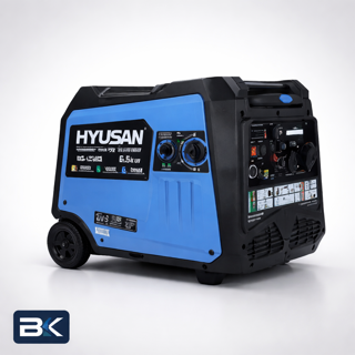 موتور برق هیوسان 6.5 کیلووات HS-2565 | سه گانه سوز، اینورتر، سایلنت، ریموت دار