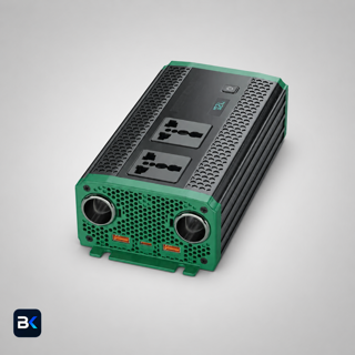 اینورتر برق خودرو گرین لاین (Green Lion) مدل GC-350 | توان ۸۰۰ وات با نمایشگر دیجیتال