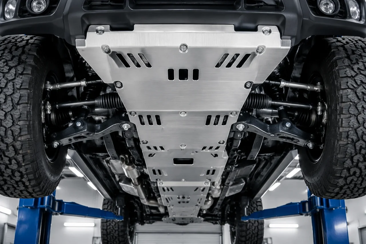 سینی زیر خودرو (Skid Plate) و زیربندی؛ سپر نامرئی موتور و گیربکس در برابر صخرهها