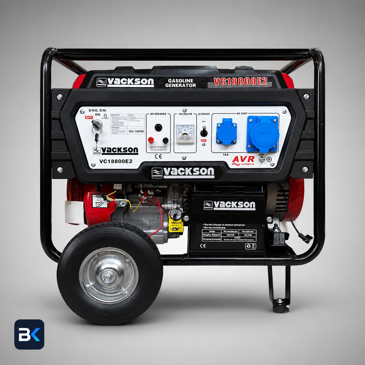 موتور برق واکسون 8.5 کیلووات مدل VACKSON VC18800E2