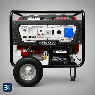 موتور برق واکسون 10.5 کیلووات مدل VACKSON VC21800E2 بنزینی استارتی