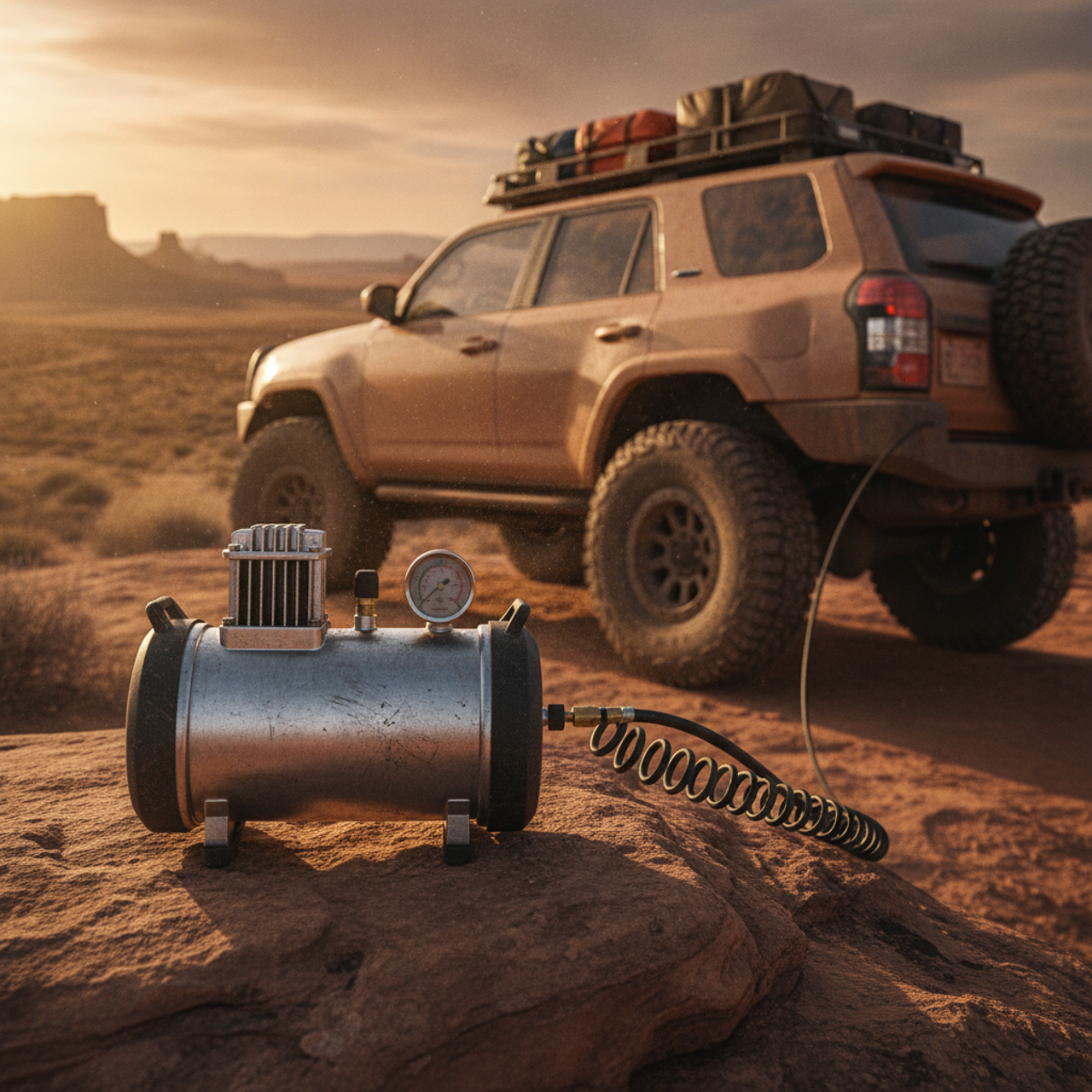 پمپ باد خودرو برای SUV و آفرود چه ویژگی‌هایی باید داشته باشد؟